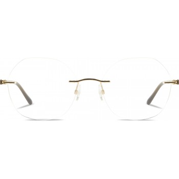 BARRETTE BARP11 'reine' gold/'army' grun