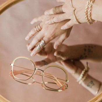 BANGLE BAN44 'reine' gold/'plage' beige