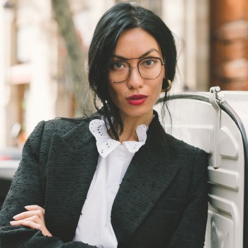 BANGLE BAN62 'reine' gold/'khol' black