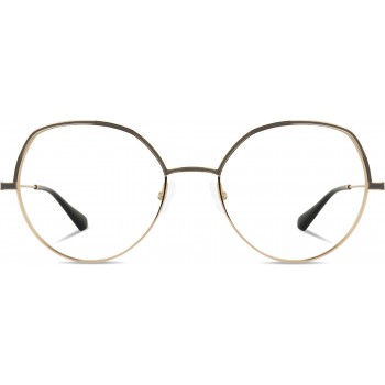 BELT BEL41 'khol' black/'reine' gold