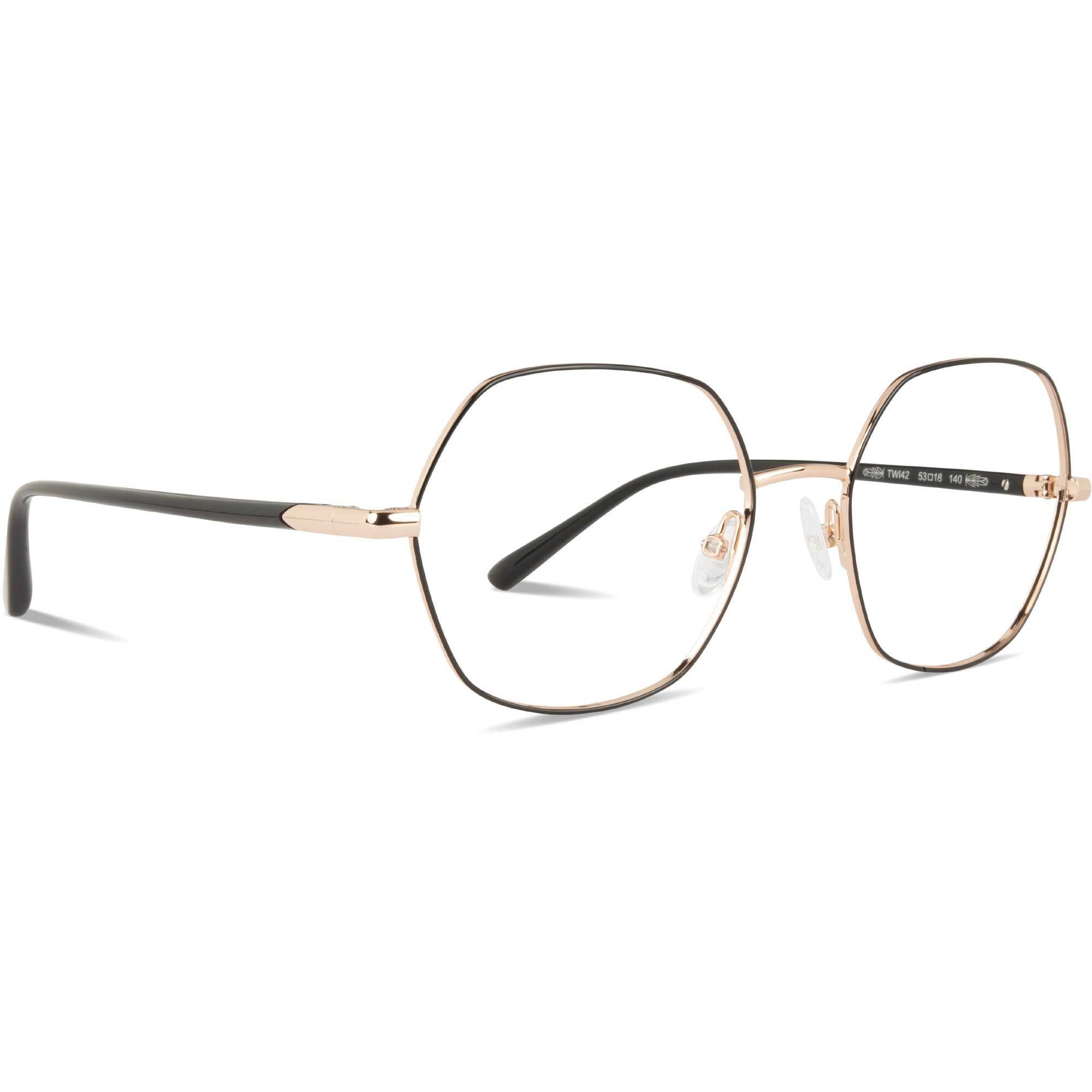 TWIN-SET TWI42 noir khol/golden pink