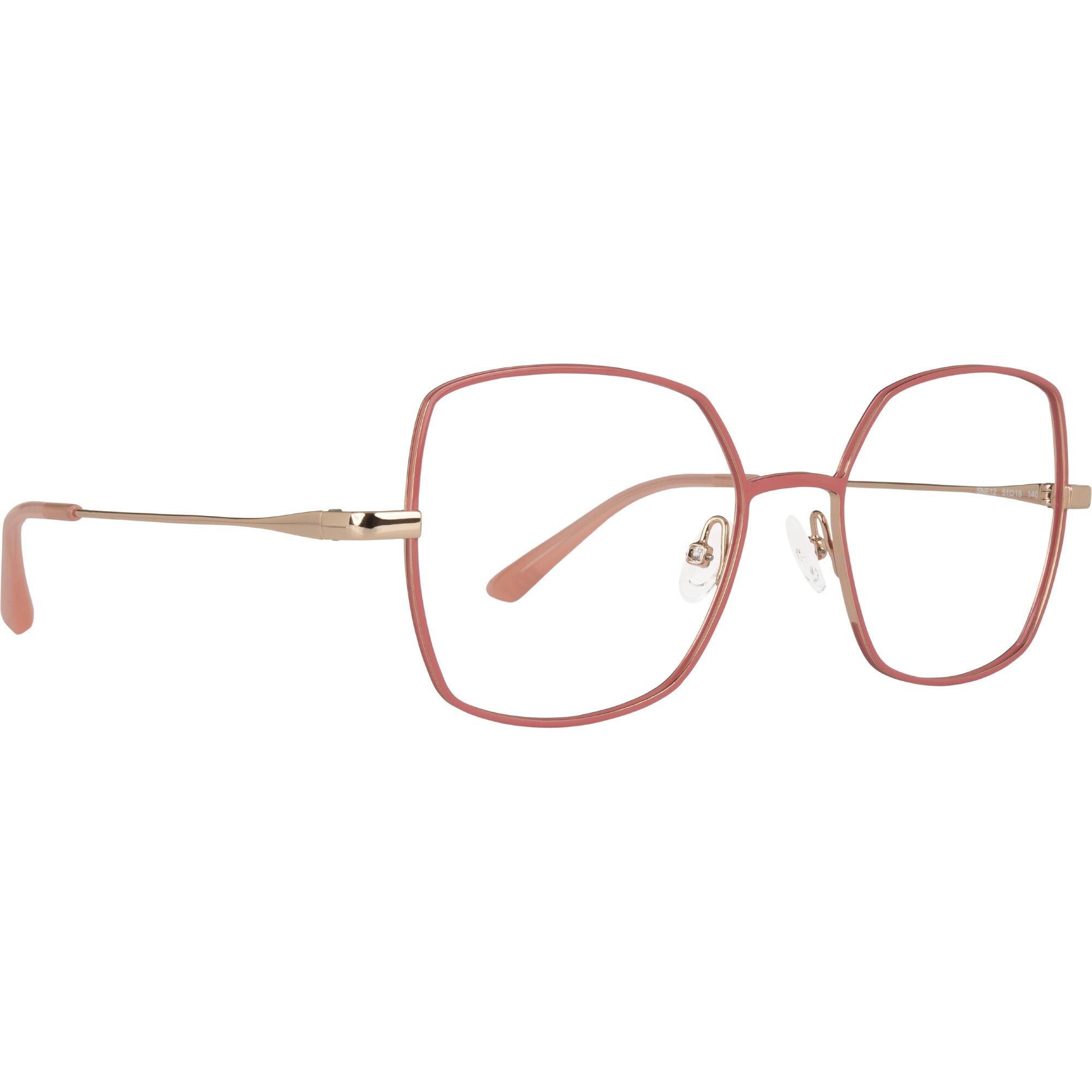 SNEAKERS SNE12 rosa 'sunset'/golden pink