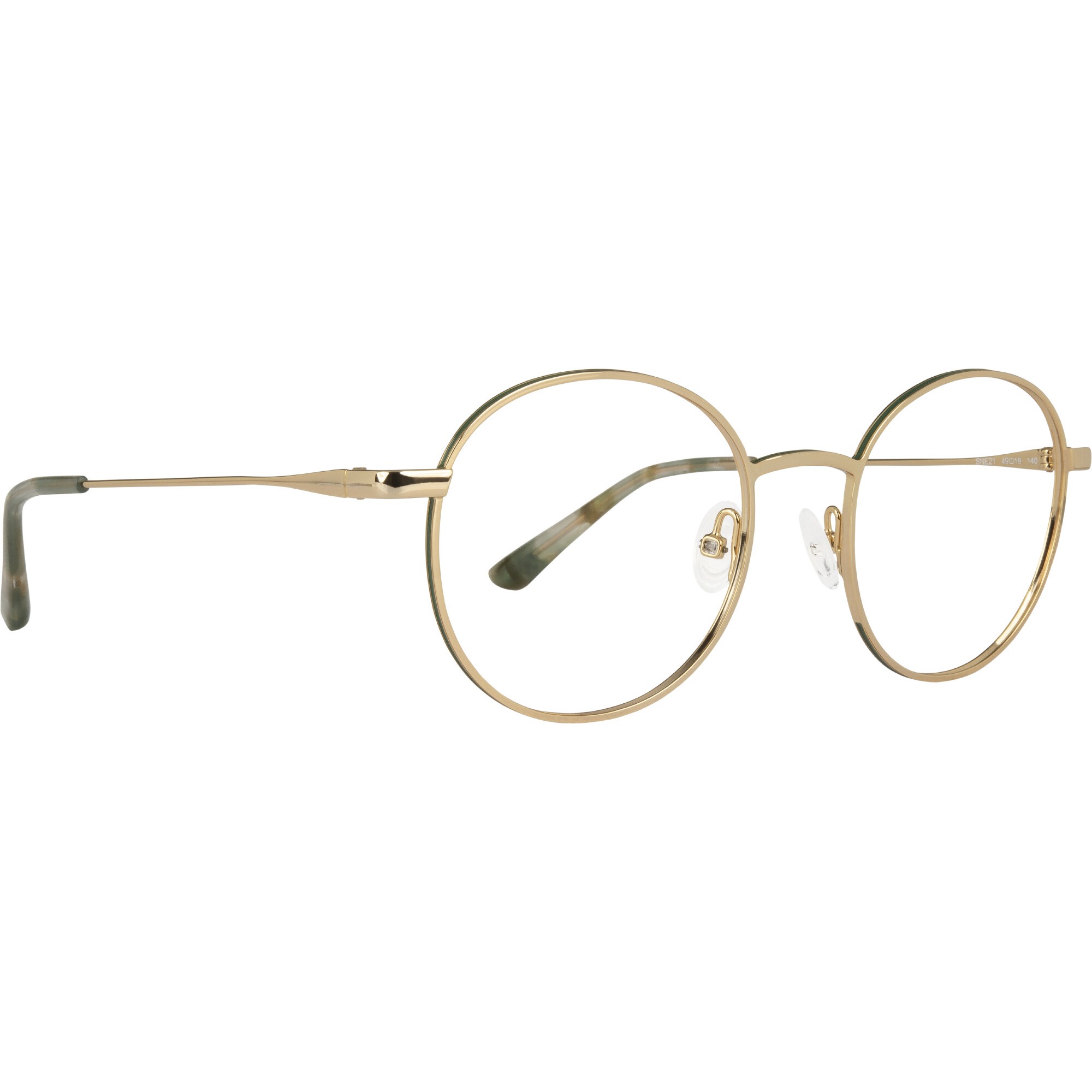 SNEAKERS SNE21 oro 'reine'/verde 'emeraude'