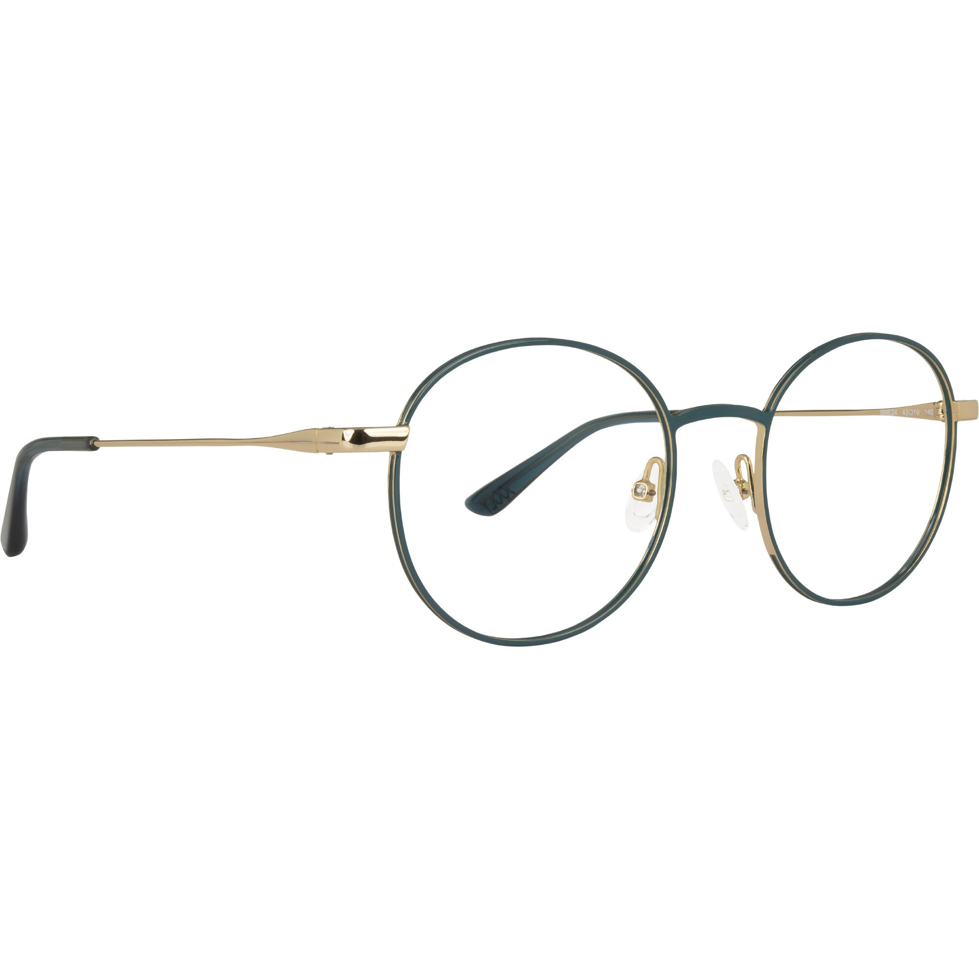 SNEAKERS SNE24 bleu petrolette/or reine