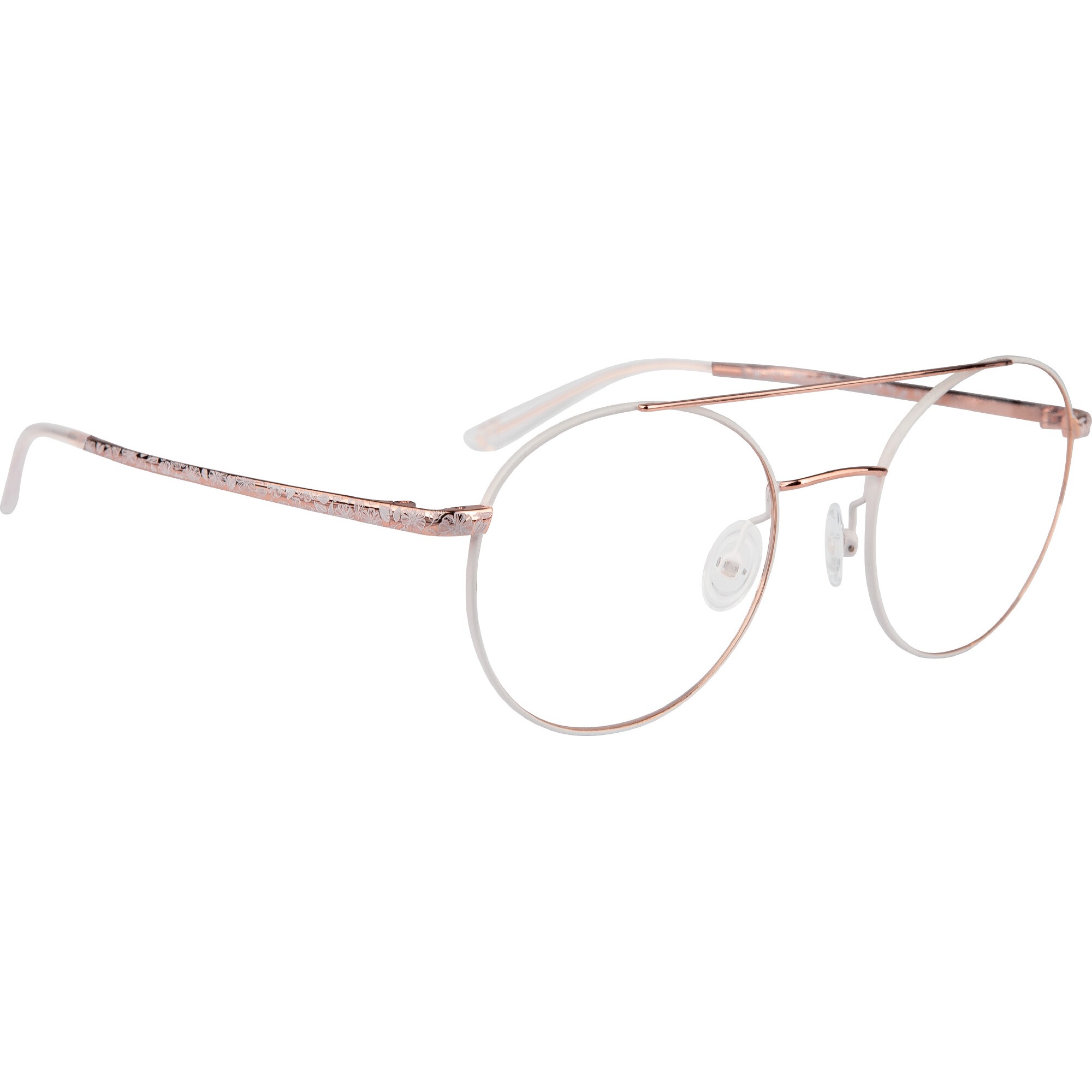 WHITE FLOWER FLO45 golden pink/blanc geisha