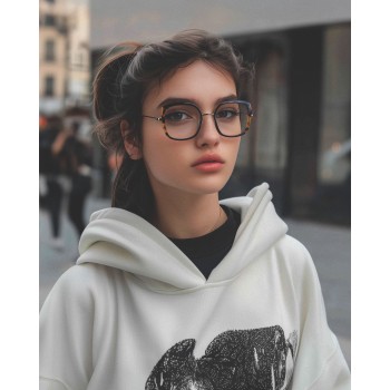 LOOSE LOO72 negro 'khol'/carey/oro 'reine'