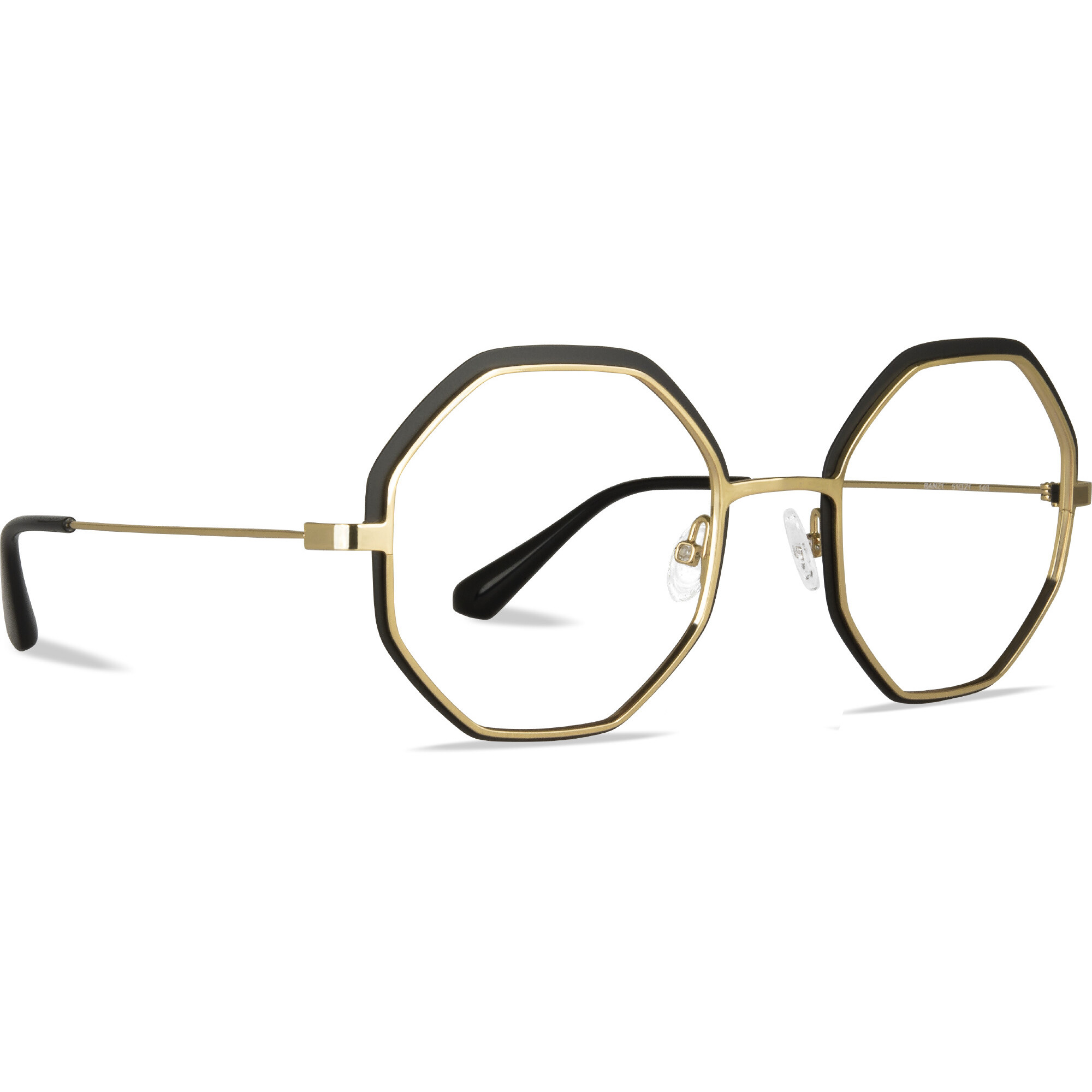 BANGLE BAN21 'reine' gold/'khol' black