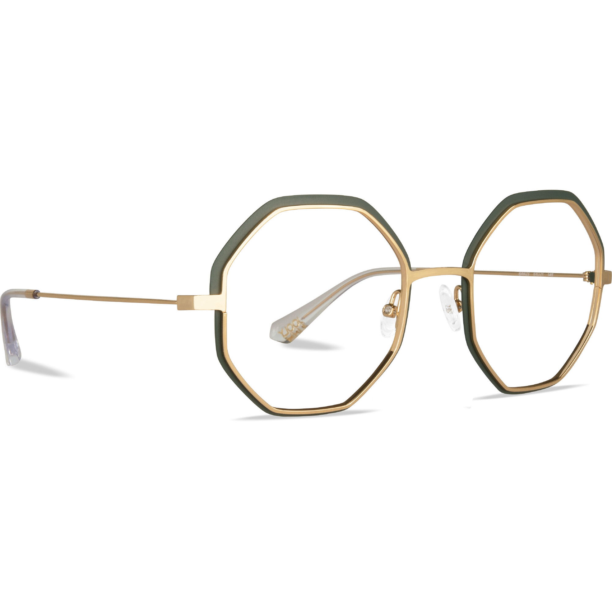 BANGLE BAN23 'reine' gold/'emeraude' grun
