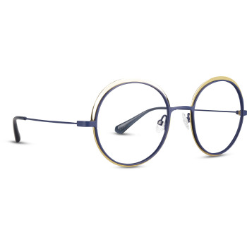 BANGLE BAN34 bleu navy/or reine