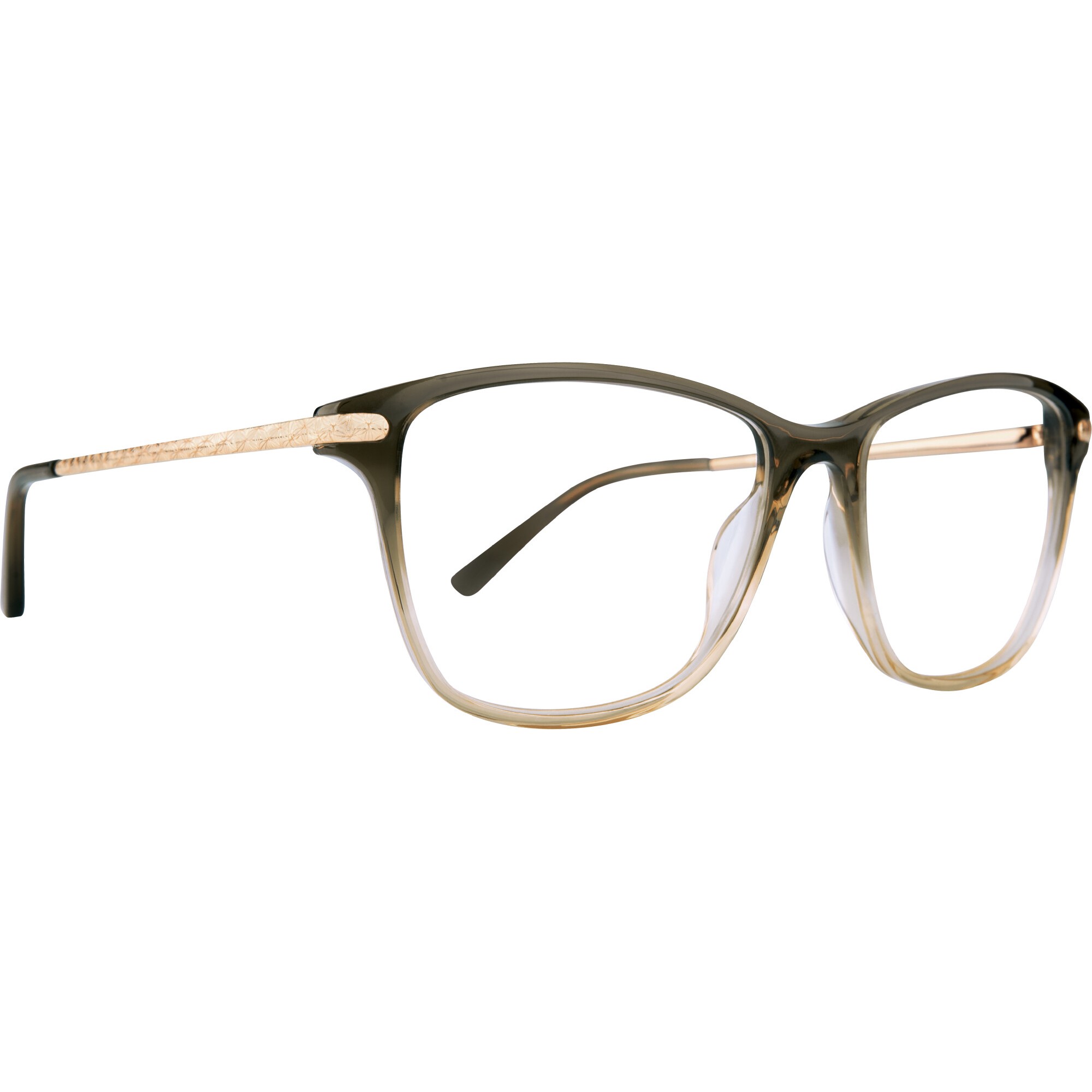 HOODIE HOO43 verde 'army'/oro 'reine'