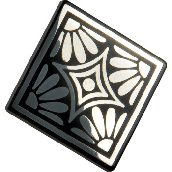 CHARMS02-AG silberfarben/viereckig