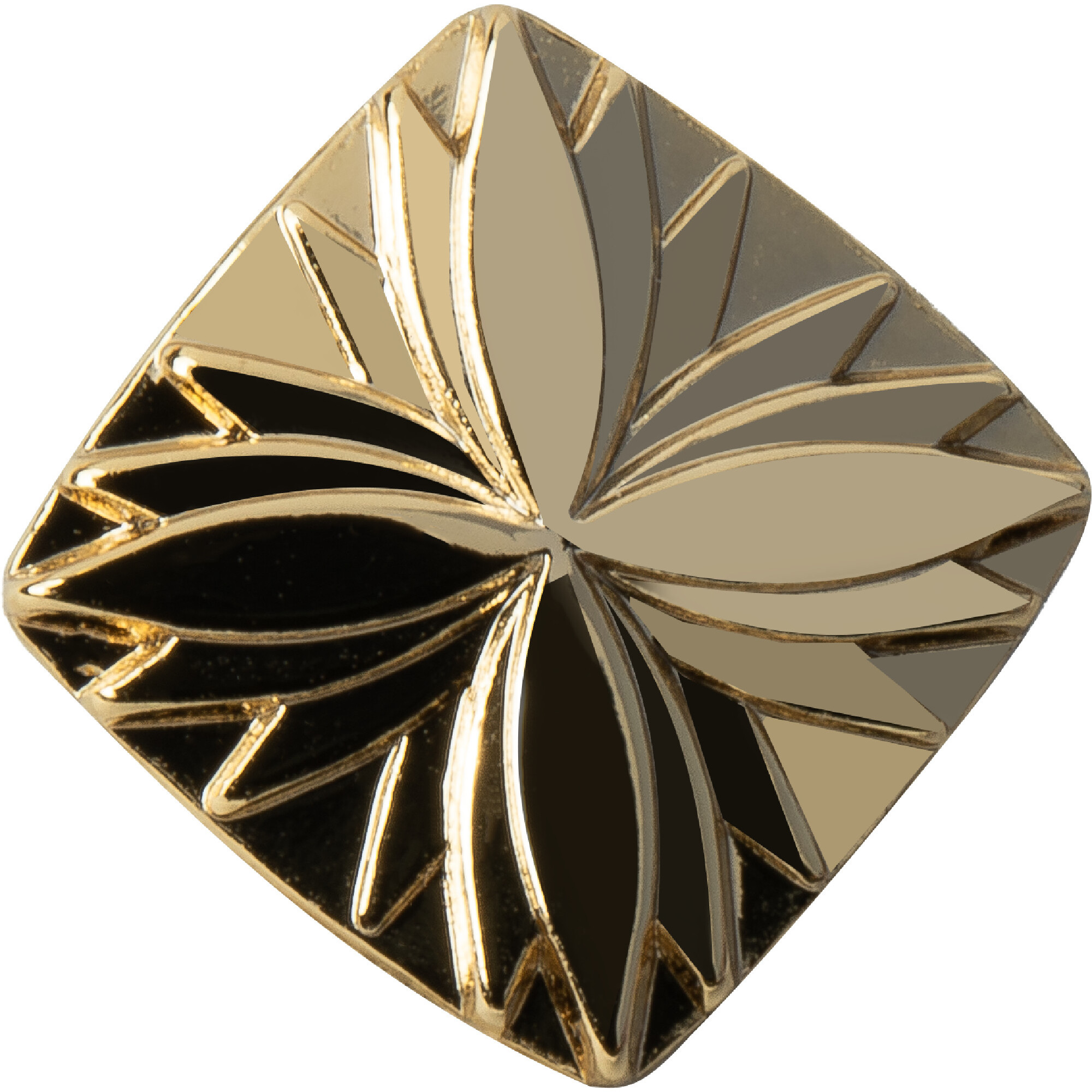 CHARMS06-OR goldene/viereckig