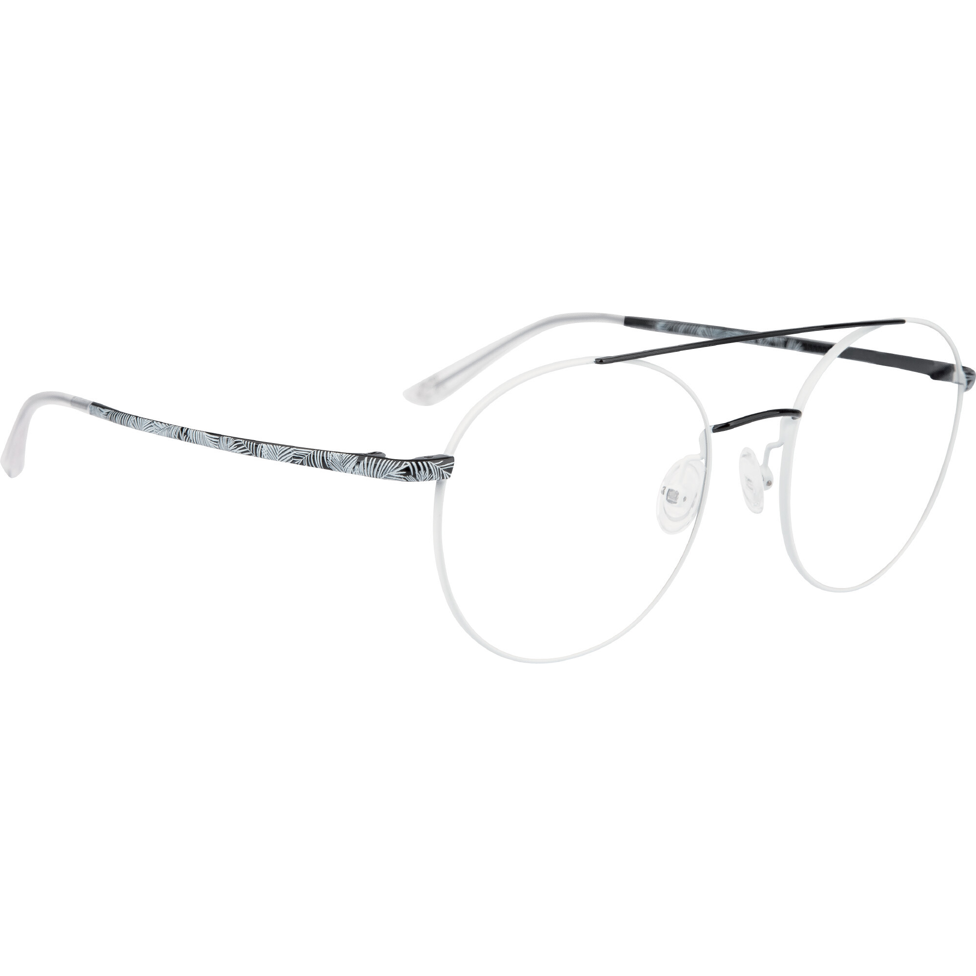 WHITE FLOWER FLO35 'khol' black/'geisha' white