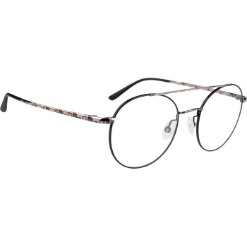 FLOWER FLO44 'khol' black/'princesse' silver