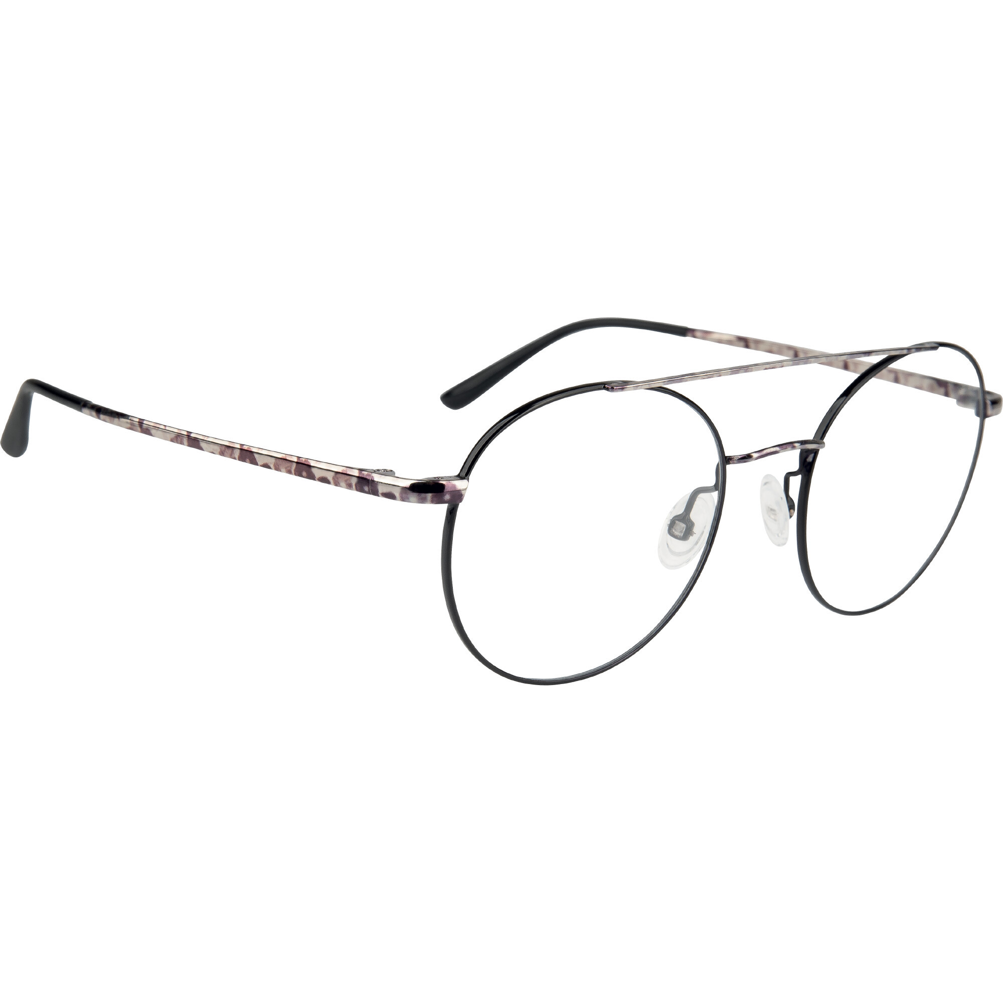 FLOWER FLO44 'khol' black/'princesse' silver