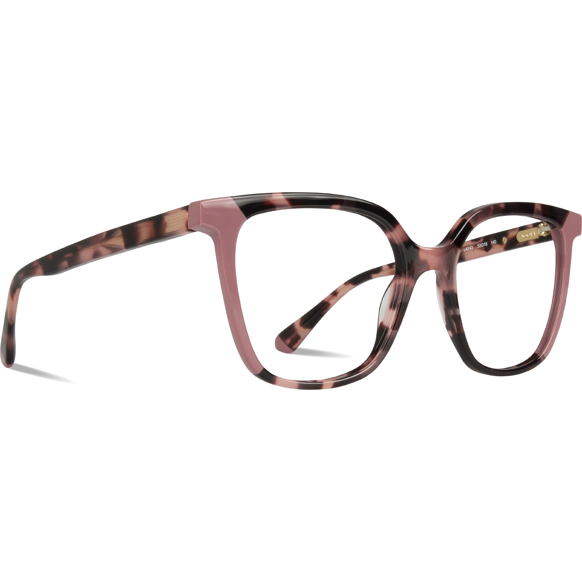 LAYERING LAY43 pink turtle-shell/'vintage' pink