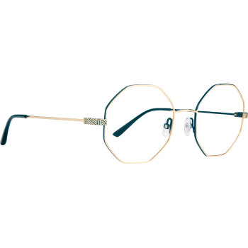 LESS IS MORE LES51 'reine' gold/'petrolette' blue