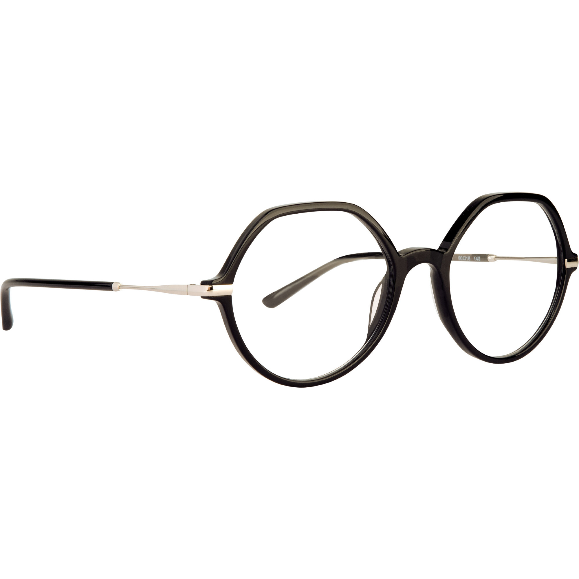 SIXTIES SIX54 negro 'khol'/plateado 'princesse'