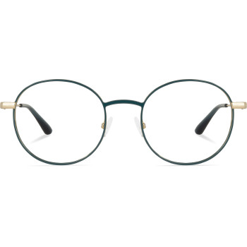 SNEAKERS SNE24 'petrolette' blue/'reine' gold
