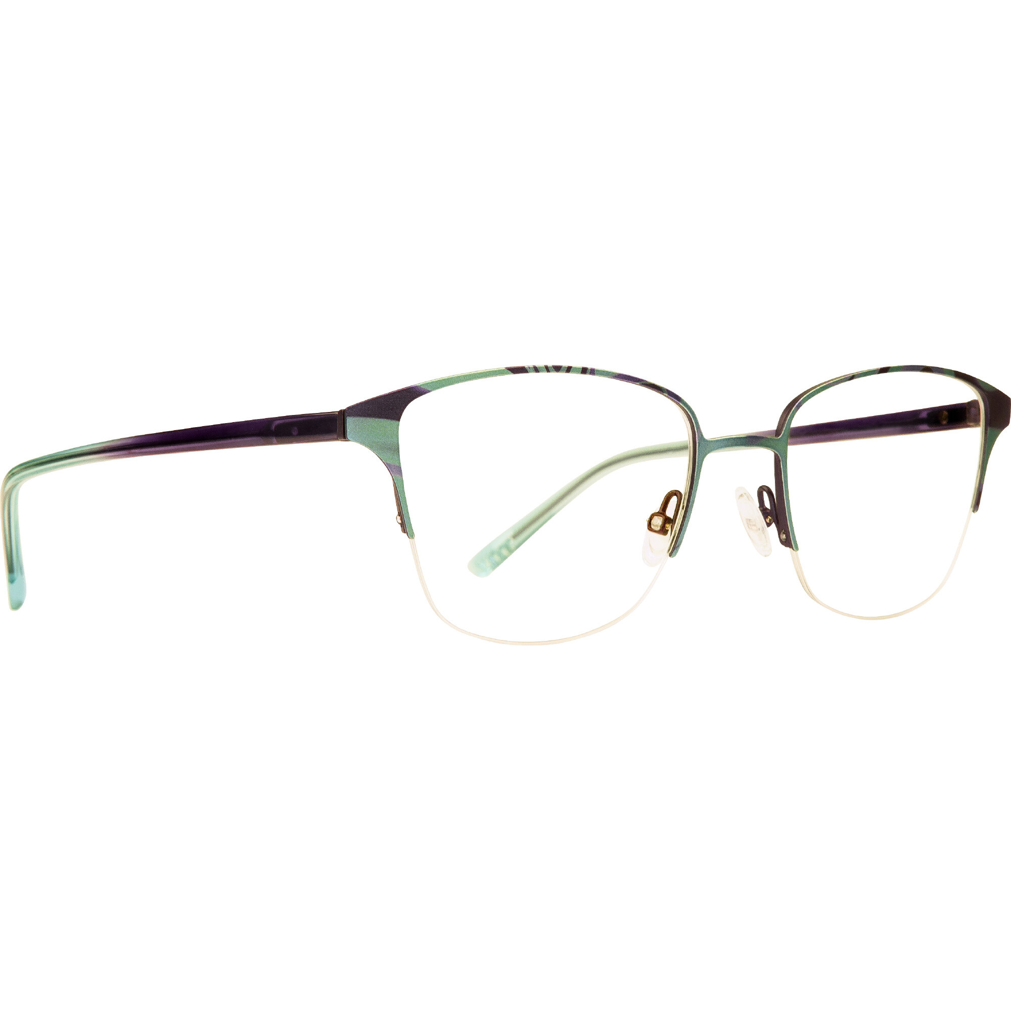 TIE&DYE TIE34 'intense' violett/"jade" grun