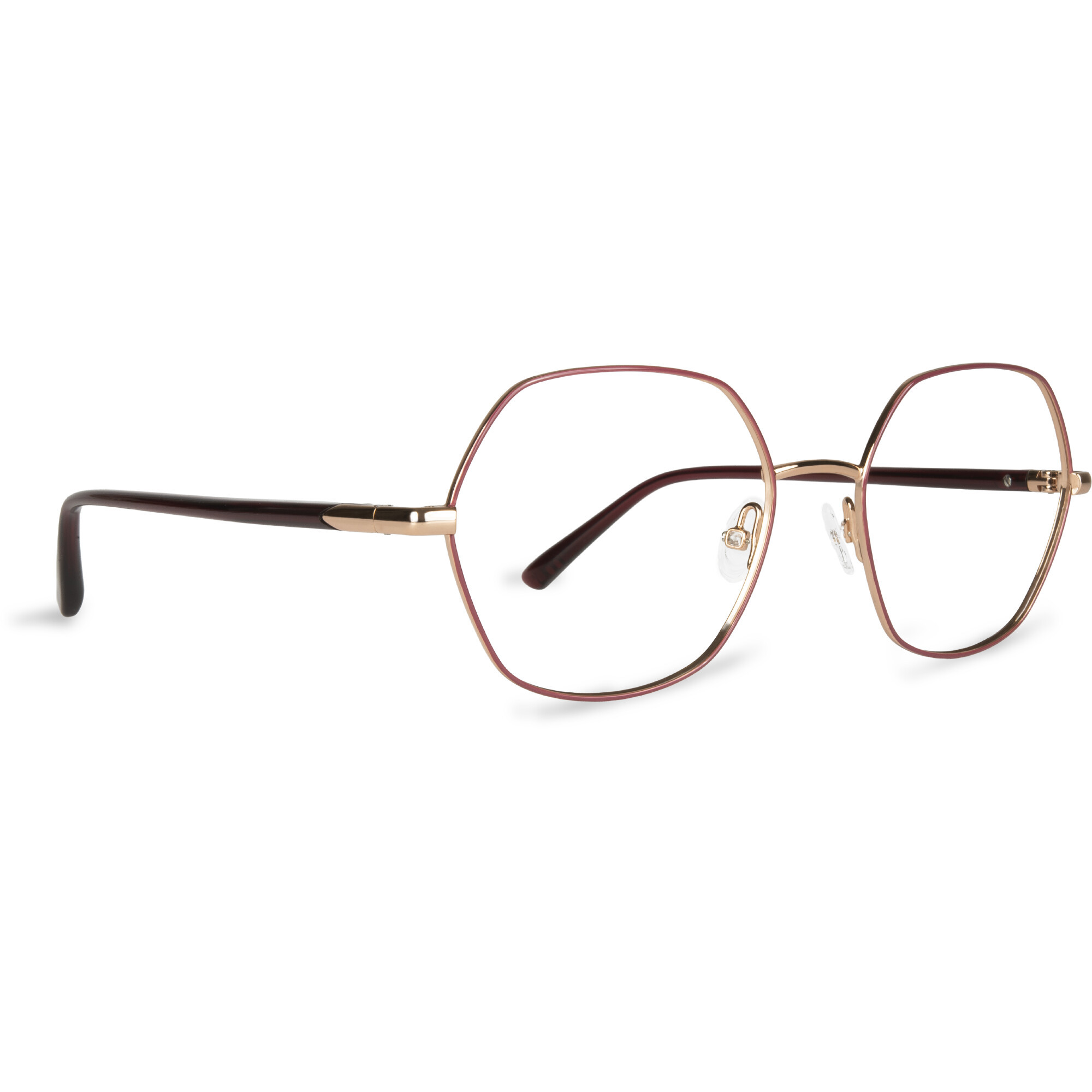 TWIN-SET TWI47 'scarlet' plum/golden pink