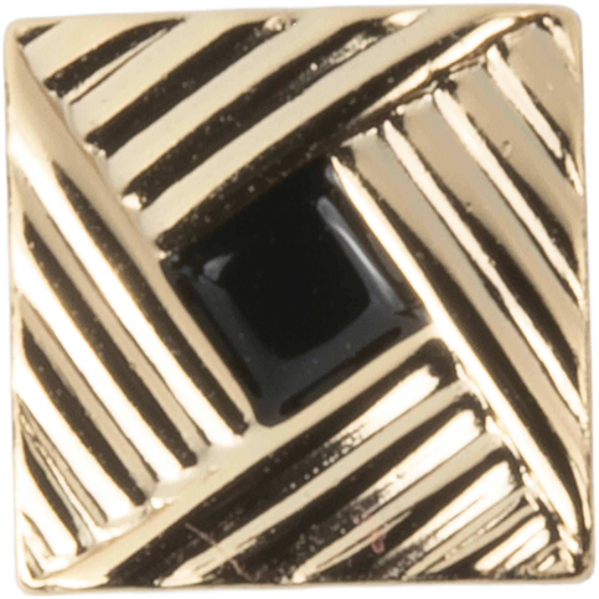 CHARMS11-OR goldene/schwarz/viereckig