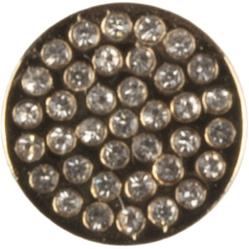 CHARMS-STRASS03 dorado/mini pedreria/redondo